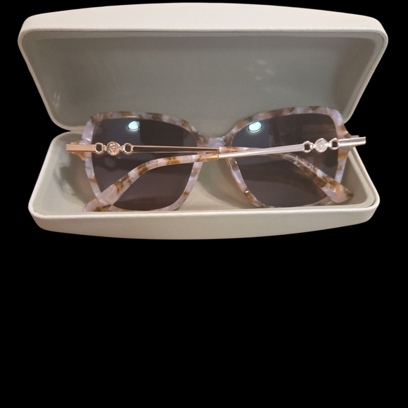 Anne Klein Women's Tortoise Shell Sunglasses - Picture 3 of 3